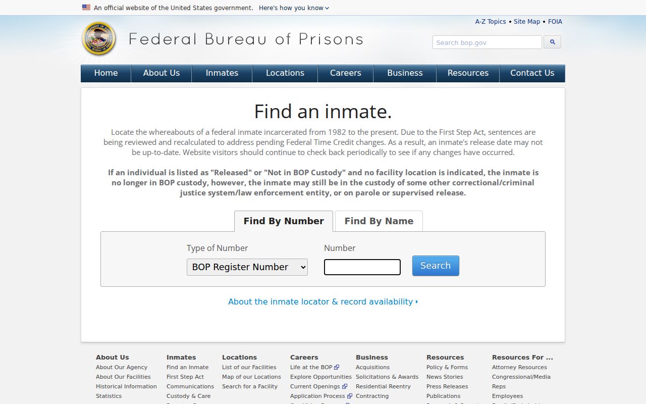 Upper Allen Township previous residents federal custody locator