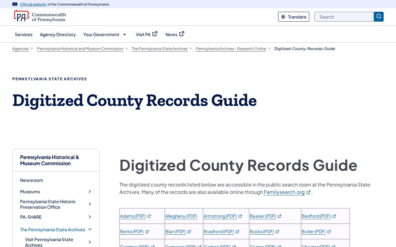 Upper Allen Township ZIP lookup Pennsylvania Archives county records guide