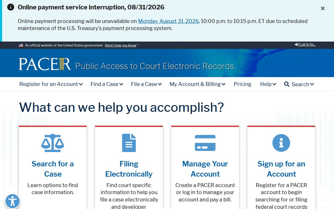 Upper Allen Township previous residents federal court docket service