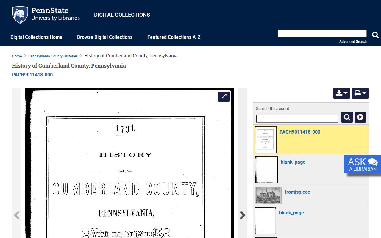 Upper Allen Township ZIP lookup historical Pennsylvania research context